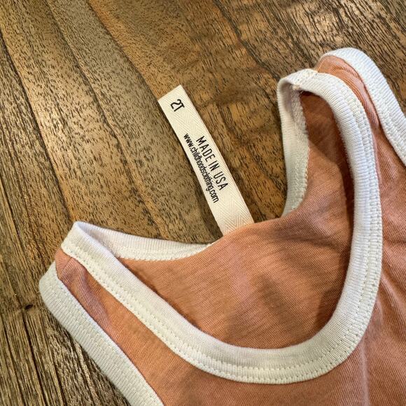 Childhoods Clothing Ringer Tank Top - Size 2T - Picture 3 of 3